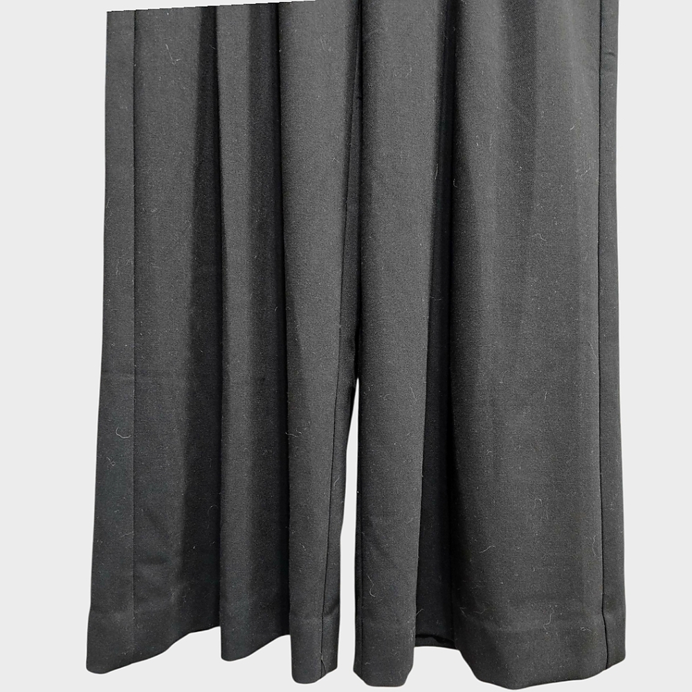 Anthropologie Maeve The Avery Black Wide Leg Pants Size 2 New With Tags Pleated - Picture 8 of 14